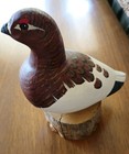 Hand Carved Alaska Willow Ptarmigan By Renowned Carver John Nelson  2007