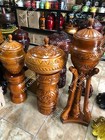 Lebrillo  Pilon  Batea Y Conjunto De Agayu Agallu Argallu   Shango Chango Yoruba