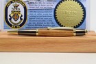 Uss Missouri - Gold And Gunmetal Twist Pen Made With Wood From The Uss Missouri