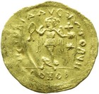 Byzantine Gold Tremissis Coin   Coa  Constantinople  Justinian I  Victory  Vf