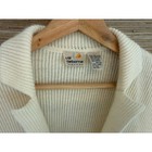 Vintage Liz Claiborne Angora Lambswool Blend Ribbed Sweater Vest Cream Small