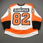 2019-20 Connor Bunnaman Philadelphia Flyers Game Used Worn Hockey Jersey Meigray
