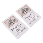 Genealogy Notebook 2pcs Family Tree Workbook Ideal Present