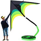 9 2ft Wide Huge Kite For Kids   Adults With 100ft Tail And 328ft String Easy Fly