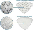 4-pack Replacement Steam Mop Pads  Compatible With Bissel Bissell Poweredge And 
