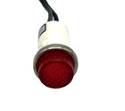  2 Pc  Universal 12v Red Incandescent Indicator Light - Mounting Diam  1 2   