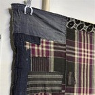 Antique Indigo Boro Cloth Indigo Dye Sashiko Patchwork 5 Panels 148x153cm