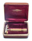 Vtg  Gillette Aristocratt Safety Razor W case And Blades