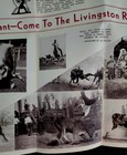 4th Of July Rodeo Americana Livingston Montana Flyer  Vintage 1936 Very Rare