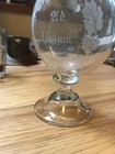 Antique Apothecary Glass Bottle Flask Ad Libitum 1870
