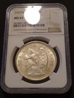 1927 Chile 5 Peso Ngc Ms61 Uncirculated Condor World Crown Reales Dollar Coin
