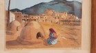 Original Signed Anna Barry Serigraph Silk Screen Native American 1940s