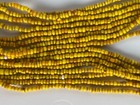 Genuine Antique Yellow Glass Trade Beads From An Old Indonesian Collection