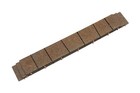 1 87 Ho Scale Rusty Flat Steel Load decor- 3 Plate Stack  7in   real Rust 