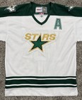Dallas North Stars Mike Modano Jersey Size 52 White Nhl Vintage Ccm Canada Strap