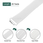 1 Inch Double Fold Bias Tape Cotton Bias Tape white 25 Yards 