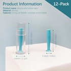 12-pack Silicone Hard Contact Lens Remover Tools     Hard Scleral Lens Applicator