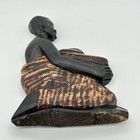 African Hand Carved Wood Wall Art Ghana 10 X 6 5 Inch