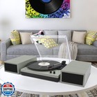 Lpandno 1 Record Player With Stereo Bookshelf Speakers  Vintage 3