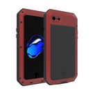 Aluminum Metal Glass For Apple Iphone 7 8 Plus Heavy Duty Cover Shockproof Case