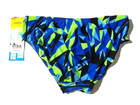 New Rise Aquatics Mens Blue Sandies Swim Brief Racer Swimsuit Sz 36 Speedo Style