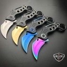 Karambit Spring Pocket Knife Tactical Open Folding Claw Assisted Blade New-578