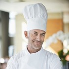Adult Chefs Hat Catering Baker Elastic Adjustable Men Women Kitchen Cook Cap