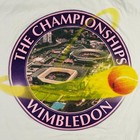 Vintage Wimbledon Shirt Mens Xl White The Championships Logo Tennis Crewneck 90s