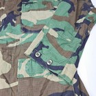 Vtg Us Army Coat Hot Weather Woodland Camo Combat Jacket Bdu Medium Regular
