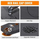 Bed Rail Caps 6 6  Compatible With Chevy Silverado 2007-2013 Black