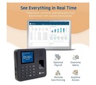 Uattend Re2000 Biometric Time Clock W  Power Adapter   Quick Start Guide