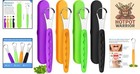 4-pack Stainless Steel Tongue Scrapers For Fresh Breath - Unisex Colors Included