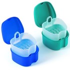 Jmu Dental Denture Storage Case Box Mouthguard Container W strainer Basket