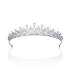 Bridal Tiara Bridal Crystal Tiara Silver Clear Swarovski Crystal Rhinestone Tiar