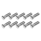 Mysttoo 10pcs M12x1 5 Wheel Studs 43mm Lug Bolt Stud Compatible 10pcs  Silver 