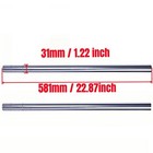 2xfront Inner Fork Leg Tubes For Honda Sl90 1969 Sl125 1971 51410-074-000 581mm