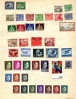 Germany  Collection 76 Stamps Hinged On Pages  Includes Nice Wwii Semi Postals