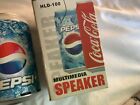 Vintage Pepsi-cola  Hld-100 Soda Pop Can Multimedia Speaker New In Box Coke