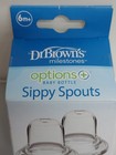 Dr  Brown s Milestones Options Baby Bottle Sippy Spouts 2pk Narrow Bottle To Cup