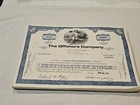 The Offshore Company Vintage Stock Certificates Set Of 100 Certificates-oil Rig
