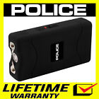 Police Stun Gun 800-380 Bv Mini Rechargeable Led Flashlight Black