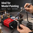 Airbrush Compressor Kit With Dual Action Airbrush High Power Portable Spray Set