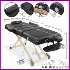 Professional Adjustable 4-section Electric Lift Massage Table With Handrests