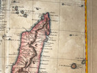 Madagascar Mozambic Africa 1780 Bonne Antique Map 18th Century
