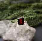 925 Sterling Silver Garnet Gemstone Beautiful Handmade Woman Gift Ring R40