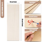 24 Pack Basswood Sheets For Crafts 12 X Rectangular-12 X 4 X 1 8 Inch  Beige