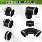  6 Pcs Rv And Camper Sewer Waste Plumbing Connection System Kit Compatible 