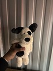 Jellycat Bashful Black   Cream Puppy Dog Plush 12  Stuffed Animal Nwt Soft Toy