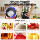 9-cup 600w Food Processor Vegetable Chopper For Shredding Slicing Kneading
