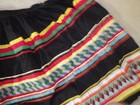 Vtg Seminole Native American Indian Patchwork Skirt Handmade Excellent 21 x26 w